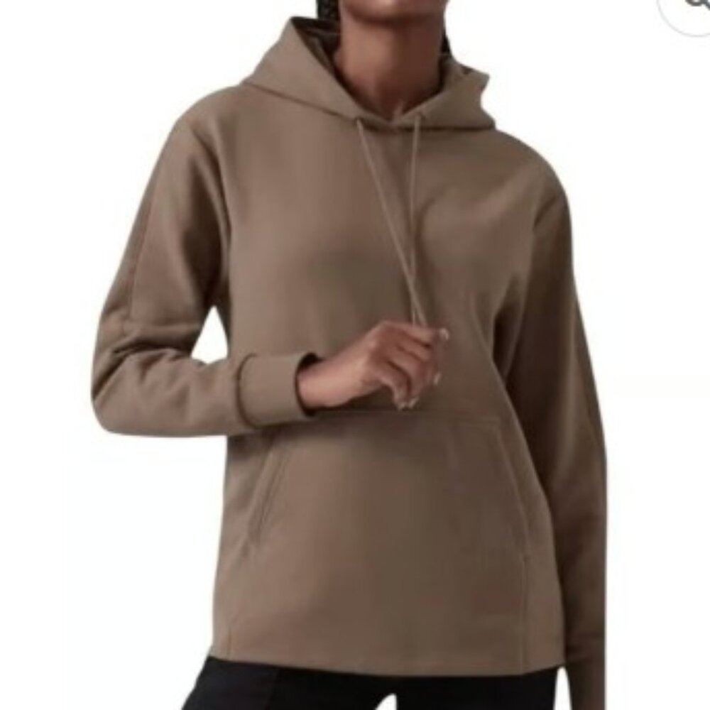 Athleta Retroplush II Hoodie Sweatshirt, XSP & S
